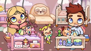 ИСТОРИЯ  РУТИНА СЕМЬИ - ВЫПИСКА ИЗ РОДДОМА ОБНОВЛЕНИЕ СЕРИАЛ в AVATAR WORLD  !