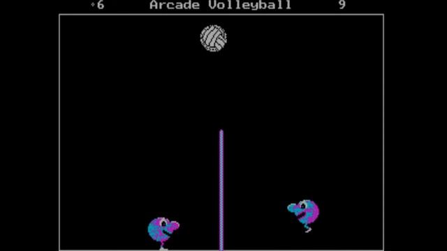 Arcade volleyball (PC MS-DOS, 1988) смотреть онлайн