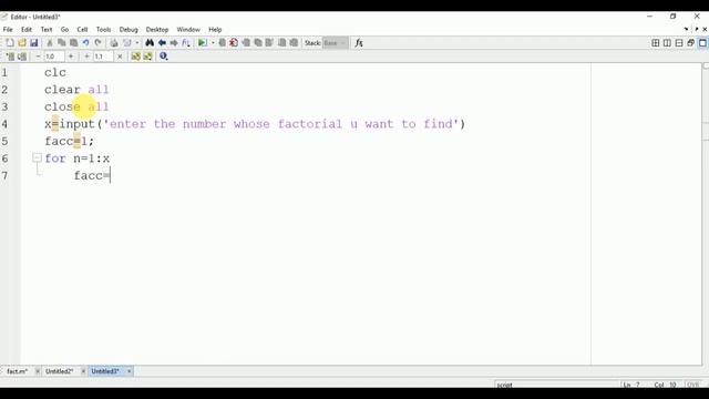Matlab Factorial Program смотреть онлайн