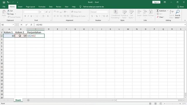 Tutorial Microsoft Excel 2019 Penjumlahan смотреть онлайн