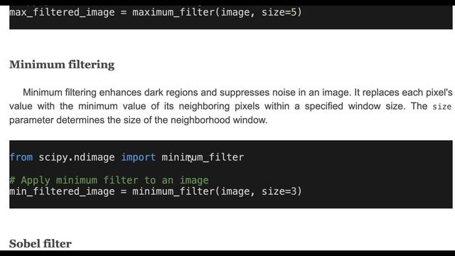 Image filtering example with Scipy functions смотреть онлайн