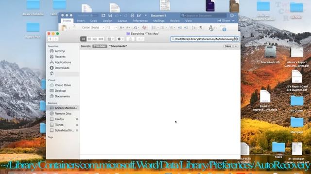 How to Find Unsaved or Lost Word Documents on a Mac смотреть онлайн