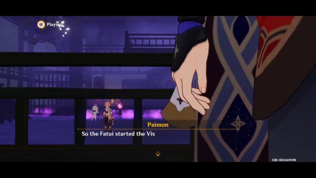 [Genshin Impact Mobile] Traveler meets Scaramouche, Sixth Harbinger | Inazuma Archon Quest смотреть онлайн