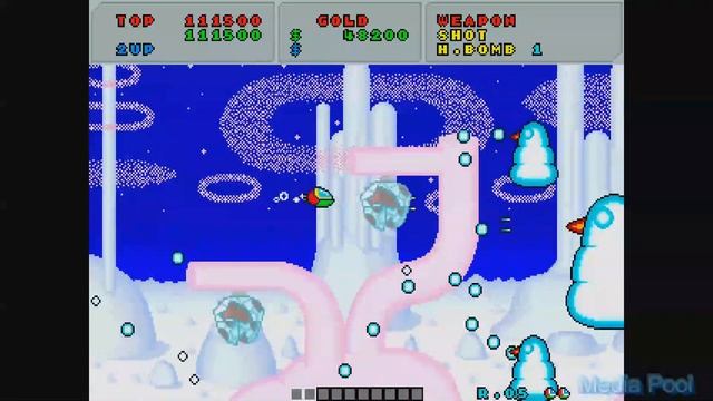 Fantasy Zone (Arcade) Playthrough longplay retro video game смотреть онлайн
