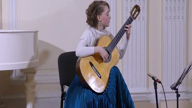 I. Albeniz. Asturias (Leyenda) Maya Kazarina 13 Years