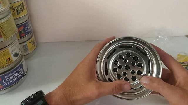 Банка для спиралей от комаров. смотреть онлайн