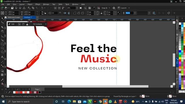 How to Create a Social Media Design on CorelDRAW смотреть онлайн