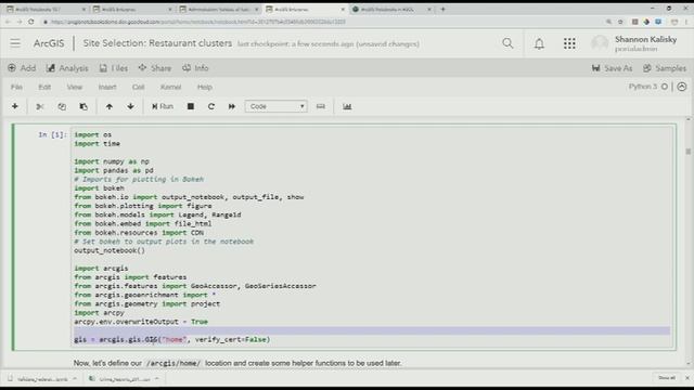 ArcGIS Notebooks: An Introduction смотреть онлайн
