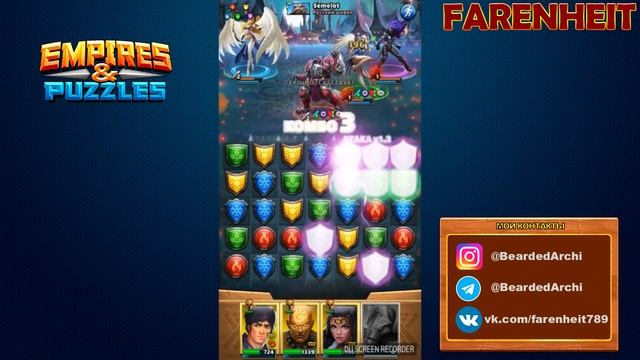 КАК ПОБЕЖДАТЬ В НАЛЕТАХ КОМАНДЫ СИЛЬНЕЕ ВАШЕЙ НА 1000 И БОЛЬШЕ? НАГЛЯДНЫЕ ПРИМЕРЫ! Empires & Puzzle смотреть онлайн