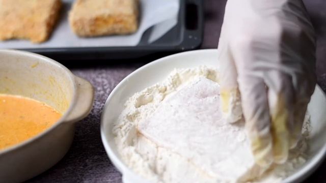Рыбное филе в панировке из хлебных сухарей смотреть онлайн