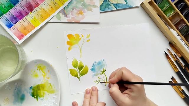 Курс   Как рисовать акварелью : кисти для акварельной живописи ?