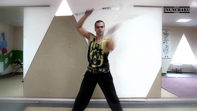 Обзор махов со стопами. 1 Часть. Видео обучение нунчаку. Нунчаки. NUNCHAKU tutorial смотреть онлайн