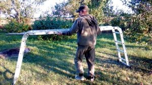 Лестница трансформер алюминиевая 460 см 13 кг STARTUL Видеоотзыв (обзор) Вадима