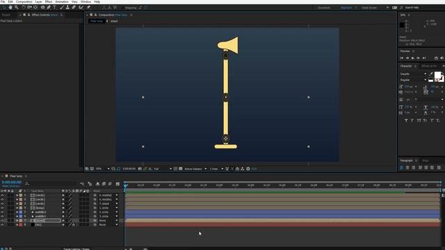 Parent tool animation in After Effects смотреть онлайн