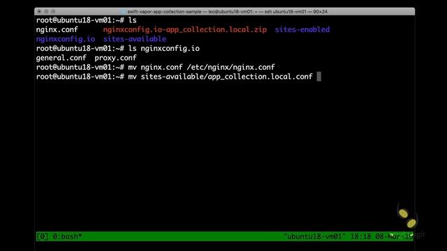 Vapor Deep Drive - Step 21 - Setting up Nginx in Ubuntu смотреть онлайн