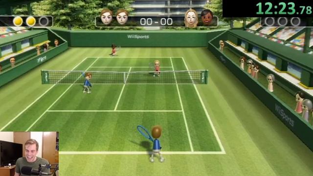 I tried speedrunning Wii Sports Tennis but... смотреть онлайн