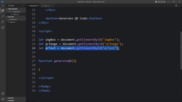 How To Make QR Code Generator Website Using HTML CSS And JavaScript