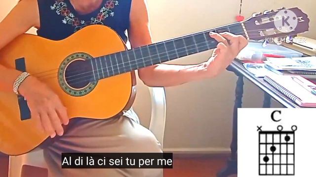 AL DI LÀ - Emilio Pericoli | Easy Chords - Beautiful Italian Love Song смотреть онлайн