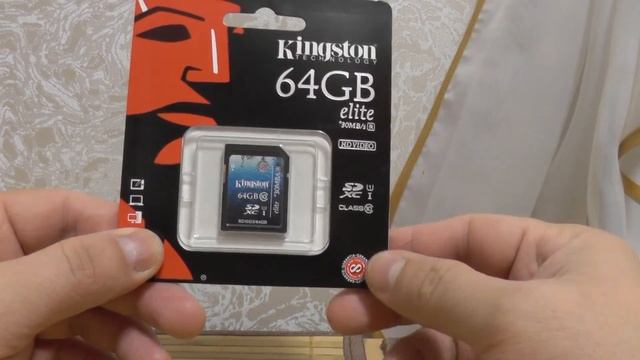 Карта памяти SDXC KINGSTON Elite 64 ГБ, Class 10. Обзор-рекомендация. смотреть онлайн