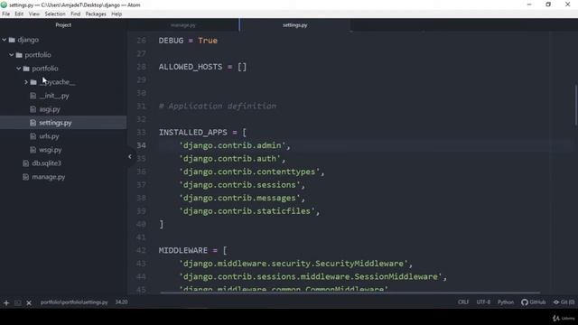 4 Project Structure of Django смотреть онлайн