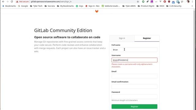 GitLab, a Self hosted, free, opsn source git repository, with CI / CD, issue board, & user control! смотреть онлайн
