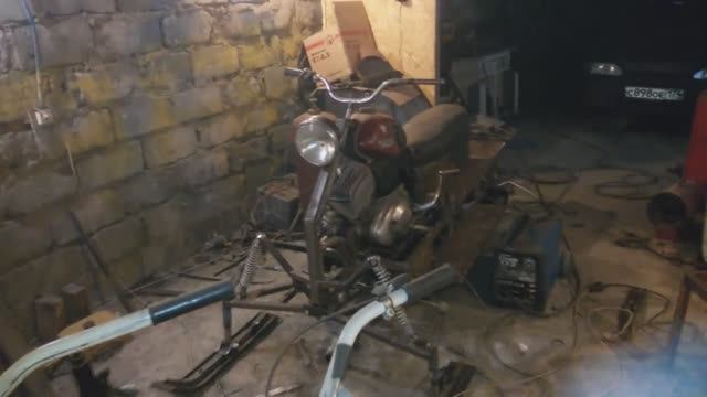 Снегоход своими руками 12 (мелочи и подготовка к покраски) смотреть онлайн