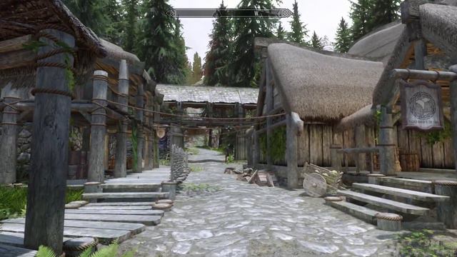 Skyrim - Falkreath with Rudy Enb and lots of mods 1440p смотреть онлайн