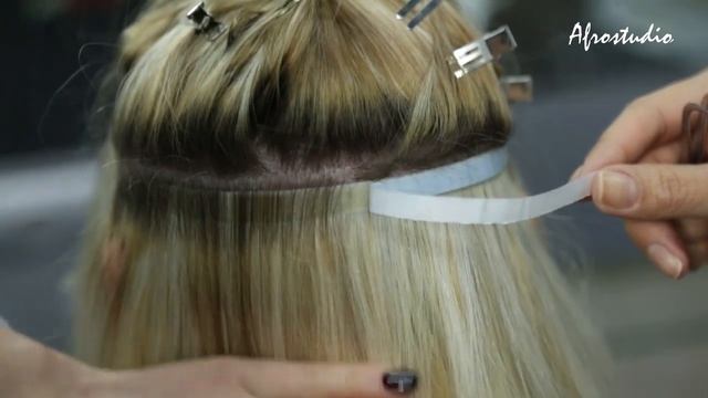 Эксклюзивный метод (ленточный )наращивание волос смотреть онлайн