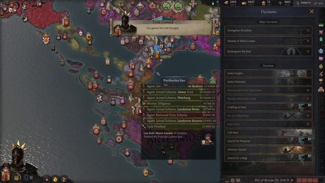 Crusader Kings 3 / Gameplay ITA - GodHerja Mod #14 [Il Senato del Sangue] смотреть онлайн