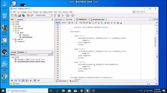 Feistel example code in Java смотреть онлайн