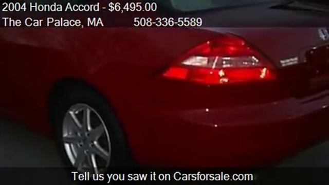 2004 Honda Accord EX V-6 Coupe AT with XM Radio - for sale i смотреть онлайн