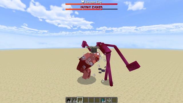 Savage Eye (Minecraft Dungeons) vs Mutant Mobs - Minecraft mob battle смотреть онлайн