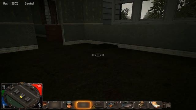 Поиграем в 7DaysToDie Day 1! alpha 7.7 ! Бензопила! №1 смотреть онлайн