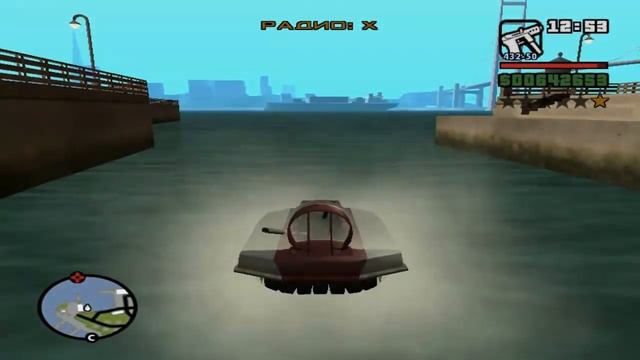 Прохождение лодочной школы (миссии 64) на "золото" в "GTA: San Andreas" смотреть онлайн