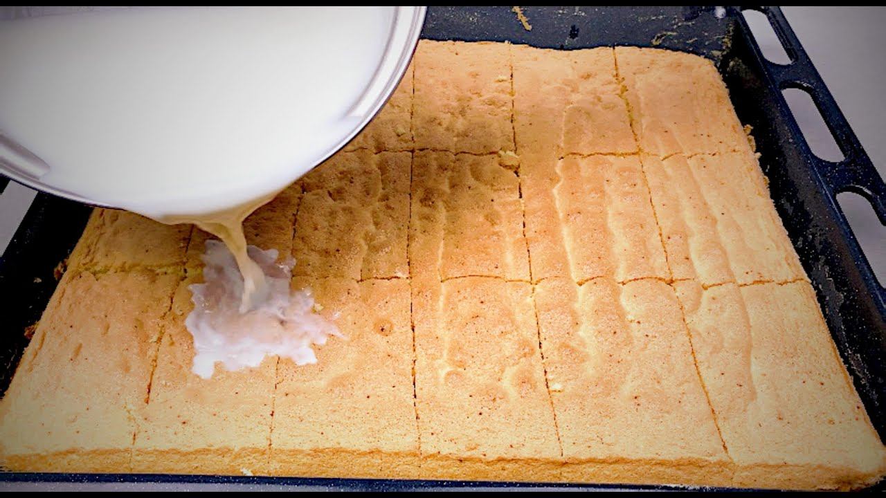 Просто Заливаю его горячим МОЛОКОМ, рецепт необычного и НЕЖНЕЙШЕГО десерта смотреть онлайн