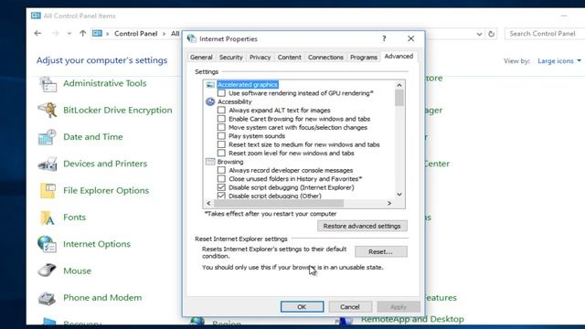 How To Repair/Reset Internet Explorer 11
