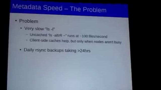 Lustre as a Root File System / Speeding up Metadata смотреть онлайн