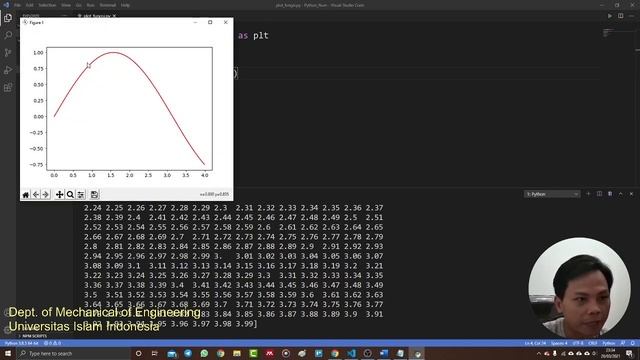 Menggambar kurva fungsi kuadrat, polinomial, trigonometri, dan eksponensial menggunakan Python смотреть онлайн