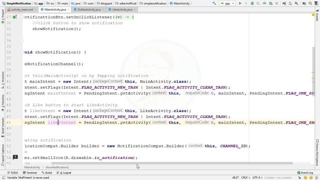 Android Notifications - 02 Add Action Buttons смотреть онлайн