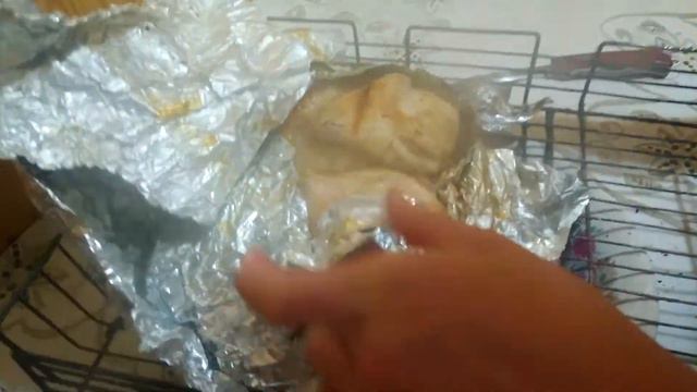 Курица в фальге на углях! смотреть онлайн