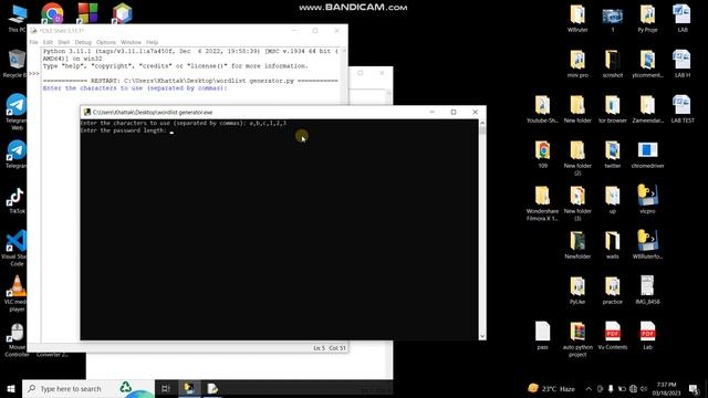 Password Wordlist generator | Python to Generate Password List | Exe file to generate psd list #pas смотреть онлайн