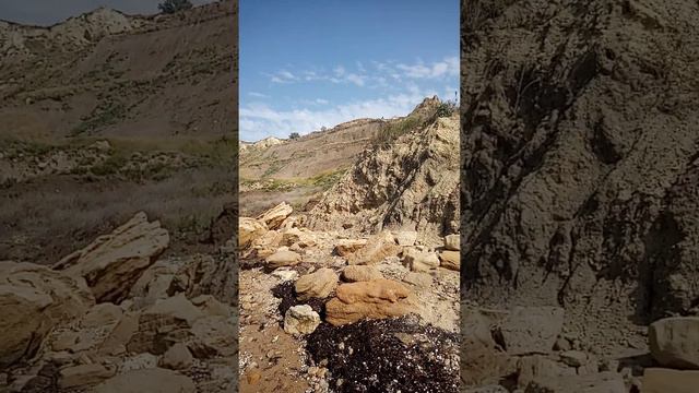 Керченские горы и скалы на морском побережье смотреть онлайн