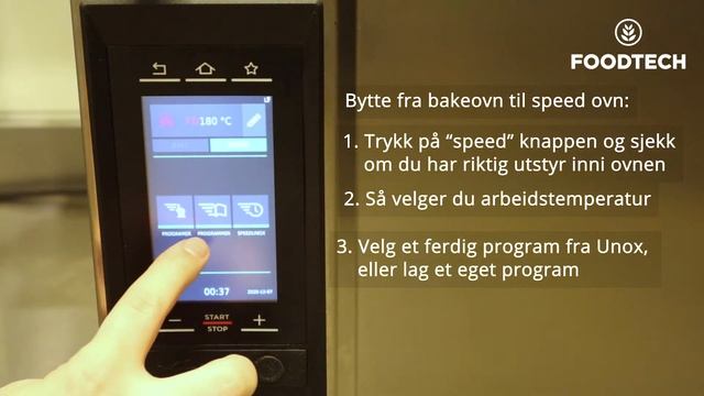 UNOX Bakerlux Speed Pro - brukerveiledning смотреть онлайн