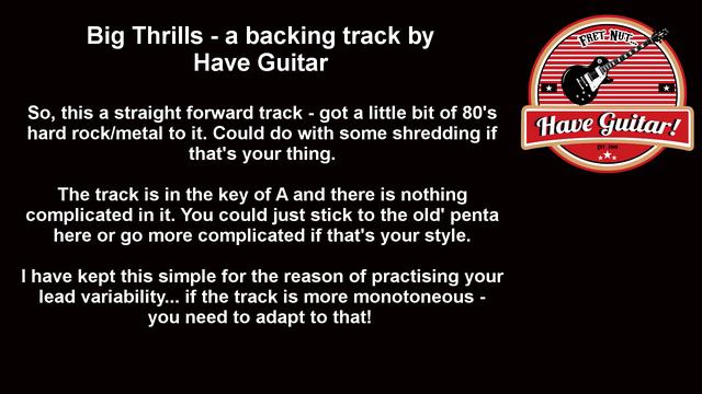 Backing track by Have Guitar (Style: Hard rock/metal) смотреть онлайн