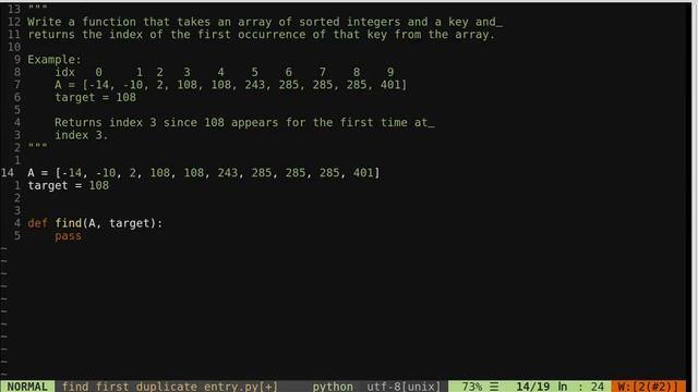 Binary Search in Python: Find First Entry in List with Duplicates смотреть онлайн
