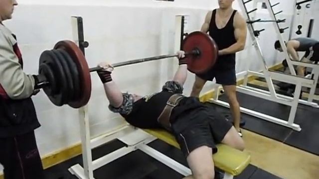 Прожим однослойного рейджа. 190 кг. смотреть онлайн