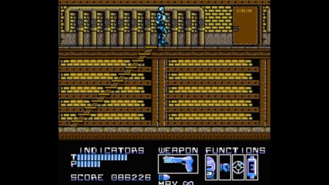 Dendy (Famicom,Nintendo,Nes) 8-bit Robocop 1 part stage 5