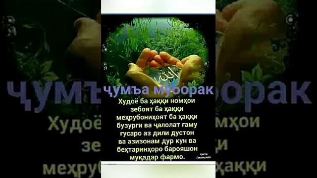 Чумьа МУБОРАК бародаро ва патписчикиони ман