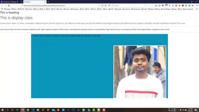 Day 30 Bootstrap 5, Part 4, Typography, Images, Helpers & Utilities Class Details смотреть онлайн