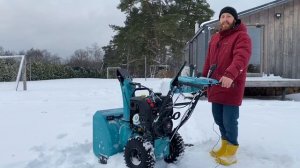 Снегоуборщик бензиновый самоходный STEVIMAN SX-61 MAX. Опыт эксплуатации снегоуборочной машины.